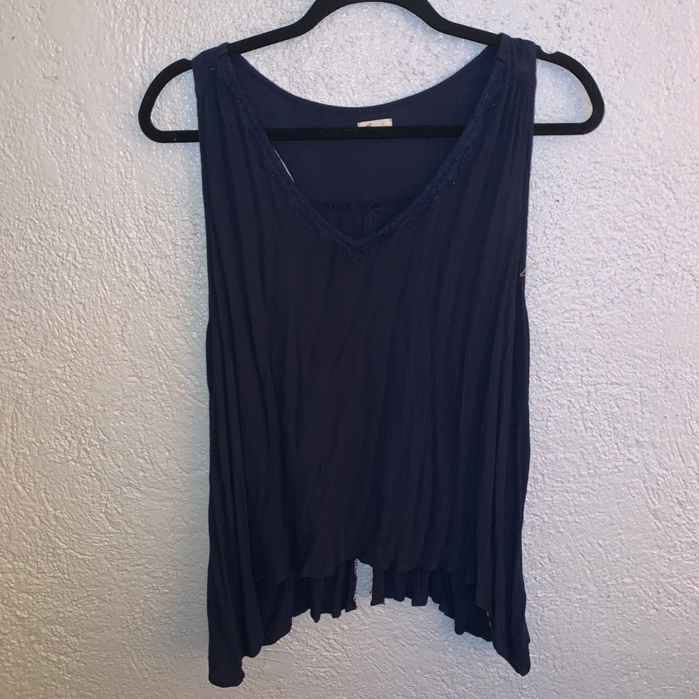 Hollister linen tank top